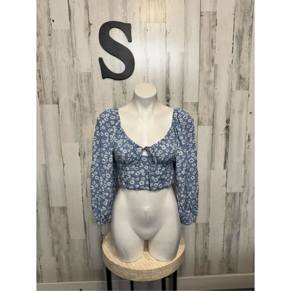 Wild fable blue blouse - Picture 2 of 9